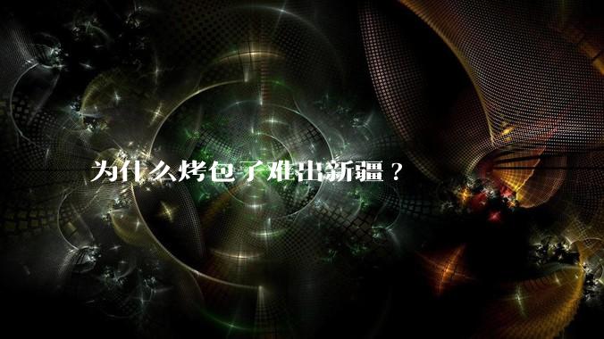 为什么烤包子难出新疆?